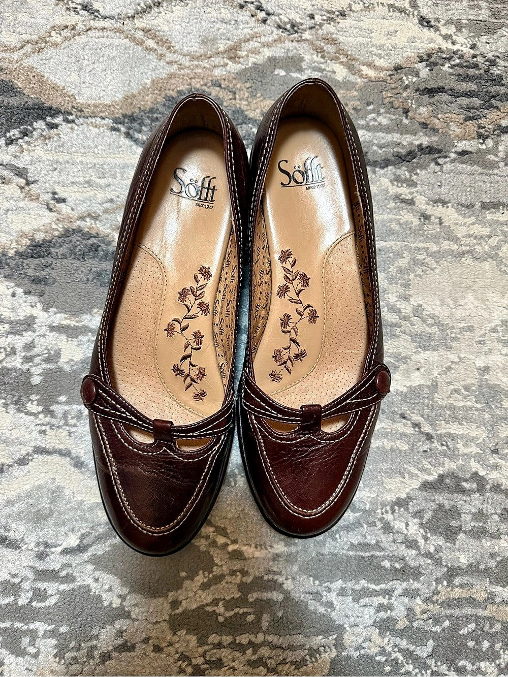 Sofft  Brown Loafer Flats